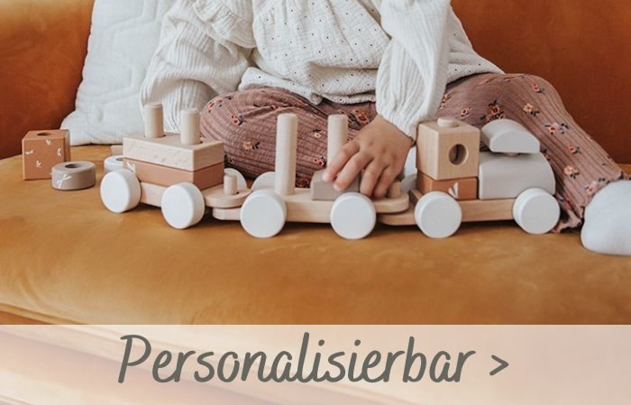 BellasTraum - Personalisiertes Holzspielzeug mit Geburtsdaten, Taufdaten, Babygeschenk
