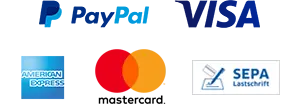 Zahlungsarten PayPal und Vorkasse