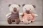 Preview: Jollein ✔️ Baby Kuscheltier Teddybär in braun - personalisierbar