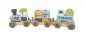 Preview: Tryco TR-303501 Holzzug Holz-Eisenbahn Personalisiert mit Geburtsdaten Namen bedruckt