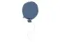 Preview: Kinderzimmer Wanddeko 'Luftballon' blau beige 25cm | Jollein | Personalisierbar