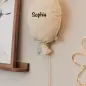 Preview: Kinderzimmer Wanddeko 'Luftballon' creme 25cm | Jollein | Personalisierbar