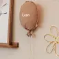Mobile Preview: Kinderzimmer Wanddeko 'Luftballon' biscuit beige 25cm | Jollein | Personalisierbar