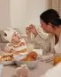 Preview: Kinder Geburtstagskrone Musselin creme | Jollein | Personalisierbar