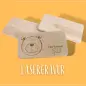 Mobile Preview: Personalisiertes Schneidebrett Frühstücksbrettchen mit Tiermotiv und Lasergravur - Geschenk für Kinder mit Lasergravur