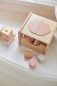 Mobile Preview: Holzspielzeug Formen Steckspiel Sortierbox rosa | Jollein | Personalisiert 104-001-66025