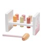 Mobile Preview: Kinder Holzspielzeug Hammerbank Edvin rosa personalisiert Namen Kids Concept 1000132
