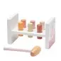 Mobile Preview: Kinder Holzspielzeug Hammerbank Edvin rosa personalisiert Namen Kids Concept 1000132