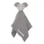 Mobile Preview: JaBaDaBaDo Schmusetuch Elefant Grau | Personalisierbar mit Namen vom Baby