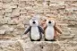 Preview: Jollein 037-001-65369 Baby Kuscheltier Schmusetier Pinguin grau aus Teddyplüsch