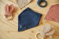 Mobile Preview: Personalisiertes Halstuch Bandana 2er Set Basic Stripe in Jeans Blau | Jollein