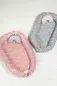 Mobile Preview: Jollein Babynest Kuschelnest 90x52cm Regenbogen Rosa Nestchen