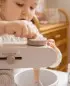 Preview: Label-Label Spielzeug Mixer Küchenmaschine holz nougat personalisiert Name LLWT-37087