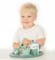 Mobile Preview: Label-Label Kinder Tee-Set holz mint grün personalisiert Name LLWT-24814