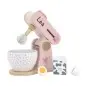 Preview: Label-Label Spielzeug Mixer Küchenmaschine holz rosa personalisiert Name LLWT-24937