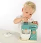 Preview: Label-Label Spielzeug Mixer Küchenmaschine holz mint personalisiert Name LLWT-24913