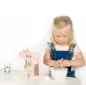 Preview: Label-Label Spielzeug Mixer Küchenmaschine holz rosa personalisiert Name LLWT-24937