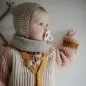 Preview: Mushie ✔️ Kinder Baby Schnullerband Schnullerkette Cleo Cloud hellblau