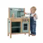 Preview: Kinder Holz-Spielküche in blau Personalisiert Label-Label LLWT-25415 5420067925415
