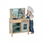 Preview: Spielküche aus Holz in blau personalisiert Label-Label LLWT-25415 5420067925415