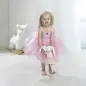 Preview: Baby Kuscheltier Hase Kate Ballerina in rosa personalisiert mit Name 60cm XL