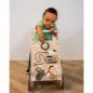 Preview: Tryco Kinder aktiv Lauflernwagen aus Holz personalisiert