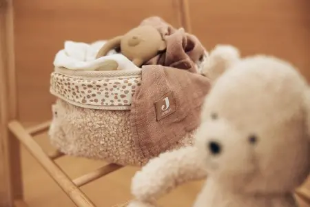 Baby Pflege- & Windeltasche Teddyplüsch - Beige ✔️ Jollein
