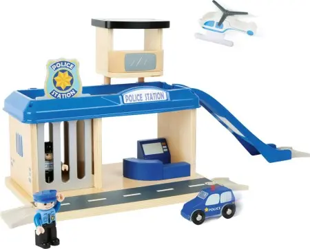 Spielset Spielzeug Polizeiwache mit Zubehör ✔️ small foot 10899
