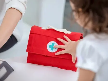 PlanToys Arzt-Set Holzspielzeug Kinder personalisiert