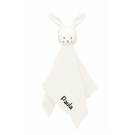 JaBaDaBaDo Schmusetuch Hase Babygeschenk mit Personalisierung vom Baby