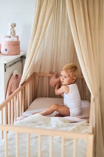 Baby Spieluhr Mond rosa - Musik Einschlafhilfe für Babys | Jollein 043-001-65370 8717329359918