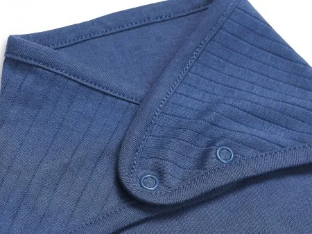 Personalisiertes Halstuch Bandana 2er Set Basic Stripe in Jeans Blau | Jollein