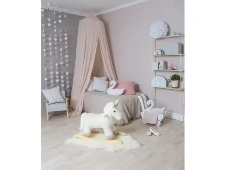 Betthimmel für Baby- und Kinderzimmer in rosa | JaBaDaBaDo