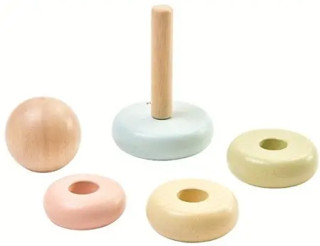 Babyspielzeug Stapelringe in Pastell | PlanToys 4005380