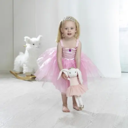 Baby Kuscheltier Hase Kate Ballerina in rosa personalisiert mit Name 60cm XL