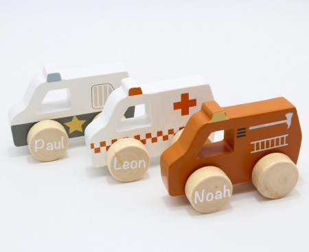 Tryco Holzspielzeug Krankenwagen personalisiert TR-303019