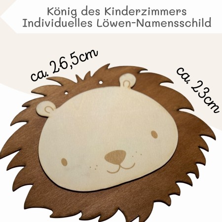 Kinderzimmerdekoration mit Namensschild