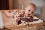 Jollein Schmusetuch Babyspielzeug Schnullertuch Hase braun personalisierbar mit Name bestickt 031-594-66048
