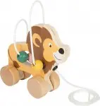 small foot Nachziehspielzeug Löwe mit Motorikschleife personalisiert Safari