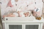 Baby Strick Aufbewahrungskorb River rosa / pale pink - Jollein 580-001-65286
