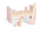 Holzspielzeug Hammerbank Klopfbank rosa | Jollein | Personalisiert 118-001-66021