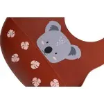 Tryco Baby Silikon Lätzchen mit Auffangschale Koala Rot