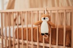 Personalisierte Baby Spieluhr Pinguin karamell - Musik Einschlafhilfe für Babys | Jollein 043-001-65363