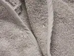 Kapuzenhandtuch - Bademantel mit Hasenohren in Frottee grau (1-2 Jahre) | Jollein