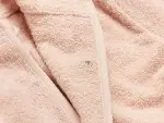 Kapuzenhandtuch - Bademantel mit Hasenohren in Frottee rosa (1-2 Jahre) | Jollein