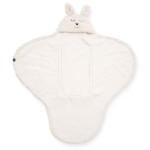 Baby Wickeldecke - Bunny off white / weiß Babygeschenk | Jollein 032-566-65331