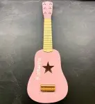 Kids Concept 1000148 - Kinder Holz Gitarre Rosa mit Name personalisiert