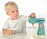 Label-Label Kinder Mixer Küchenmaschine holz mint personalisiert Name LLWT-24913