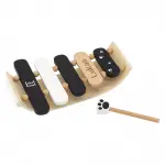 Holz Xylophon für Kinder schwarz | Label-Label | Lasergravur mit Name