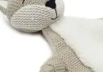 Personalisiertes Schnullertuch und Schmustuch für Kinder und Babys in form eines Fuchs